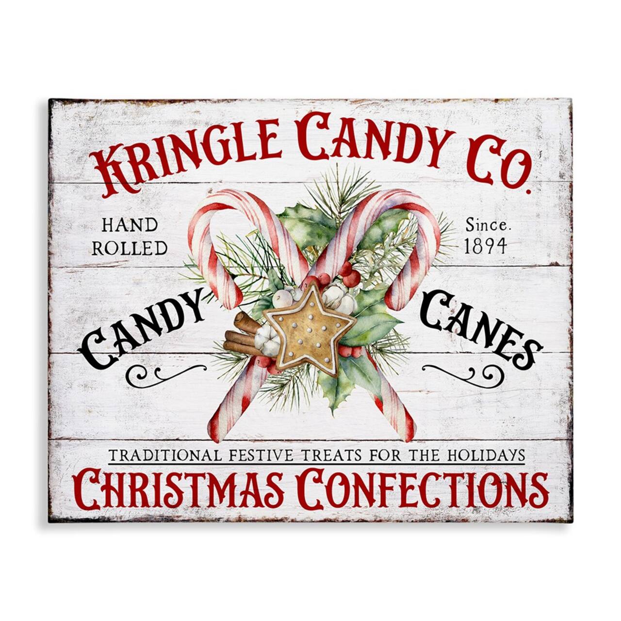 Stupell Industries 30" x 40" Fresh Christmas Confections Canvas Wall Art